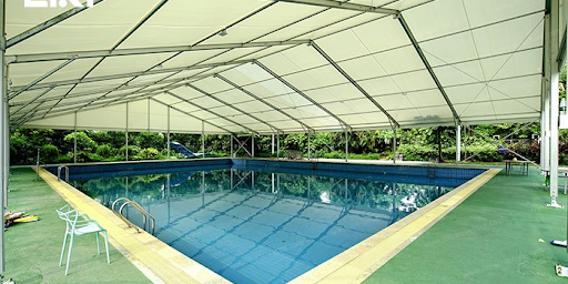 Weatherproof Heated Work Tents – Off-Season Construction Made Easy - SRK  Pools Water Blog