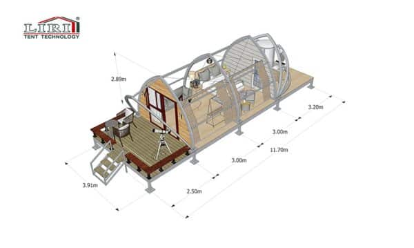 Clamshell Glamping Tent - Image 4