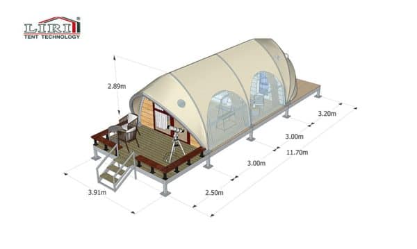 Clamshell Glamping Tent - Image 2